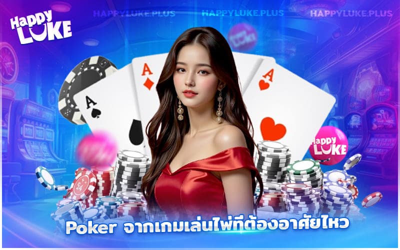 Happyluke ชวนปั่น Poker ลุ้นรางวัลใหญ่