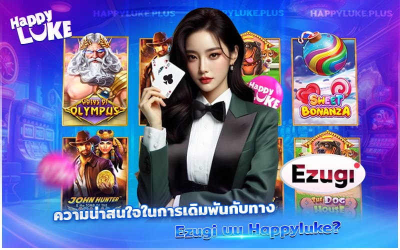 สนุกกับการเข้าเล่น Ezugi บนเว็บตรง Happyluke