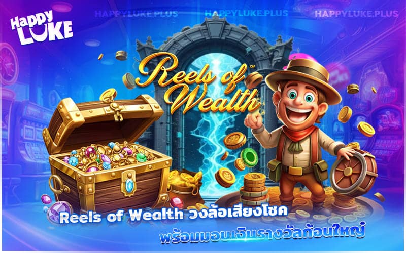 Reels of Wealth ปั่นสล็อตสมบัติล้ำค่า ที่ HappyLuke