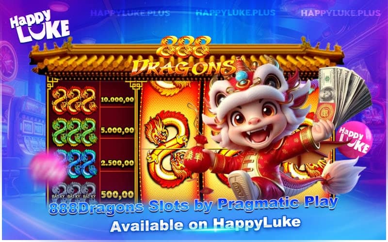 Spin 888Dragons at HappyLuke Online Casino