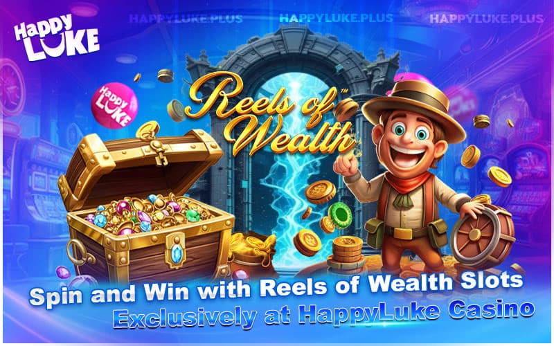 HappyLuke Casino - Try Reels of Wealth Slot