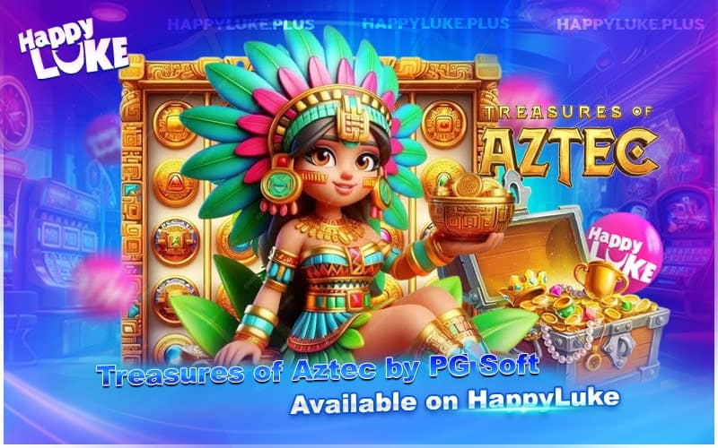 Spin Treasures of Aztec – Available at HappyLuke